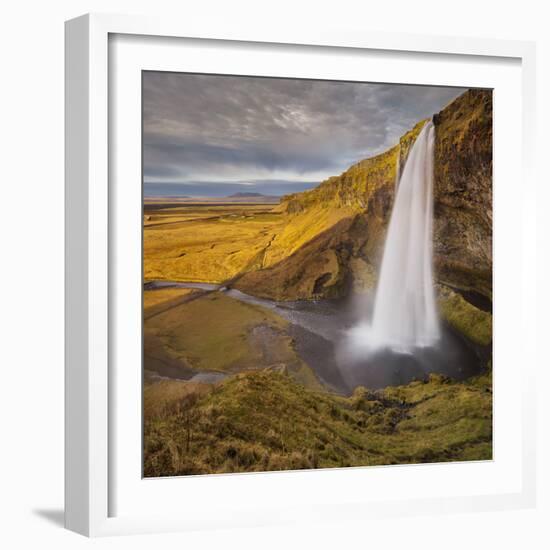 Seljalandsfoss (Waterfalls), South Iceland, Iceland-Rainer Mirau-Framed Photographic Print