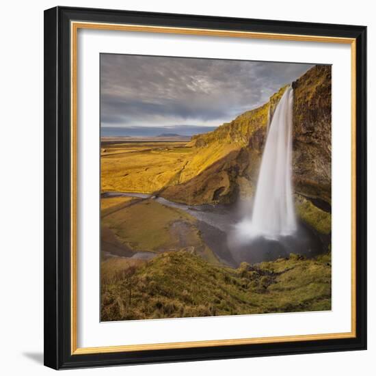 Seljalandsfoss (Waterfalls), South Iceland, Iceland-Rainer Mirau-Framed Photographic Print