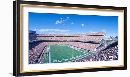 Sell-Out Crowd at Mile High Stadium, Broncos V. Rams, Denver, Colorado-null-Framed Premium Photographic Print