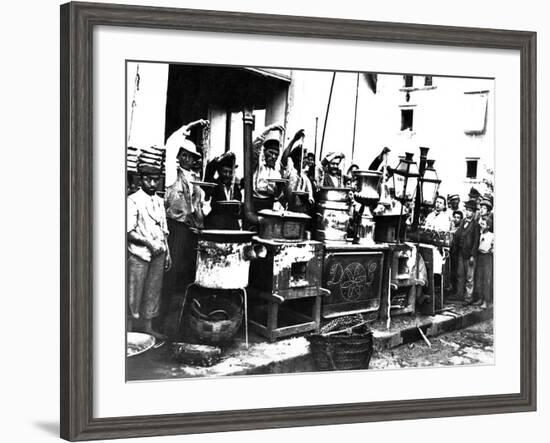 Sellers of Pasta-null-Framed Photographic Print