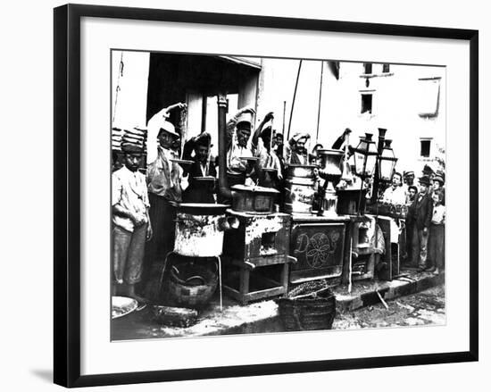 Sellers of Pasta-null-Framed Photographic Print