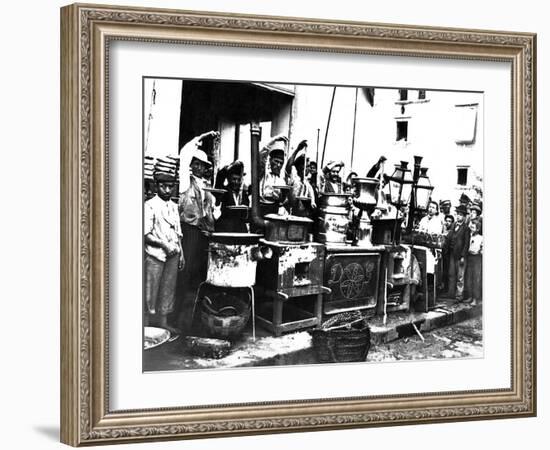 Sellers of Pasta-null-Framed Photographic Print