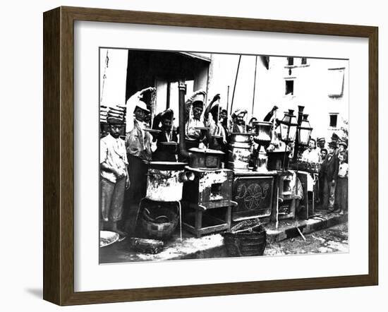 Sellers of Pasta-null-Framed Photographic Print