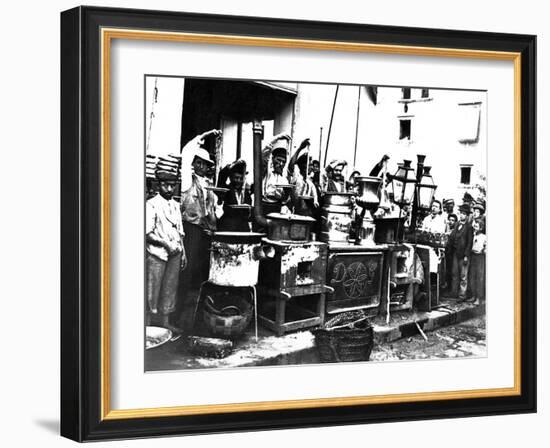 Sellers of Pasta-null-Framed Photographic Print