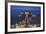 Sellin pier Rugen dusk West Pomerania Germany-Charles Bowman-Framed Photographic Print