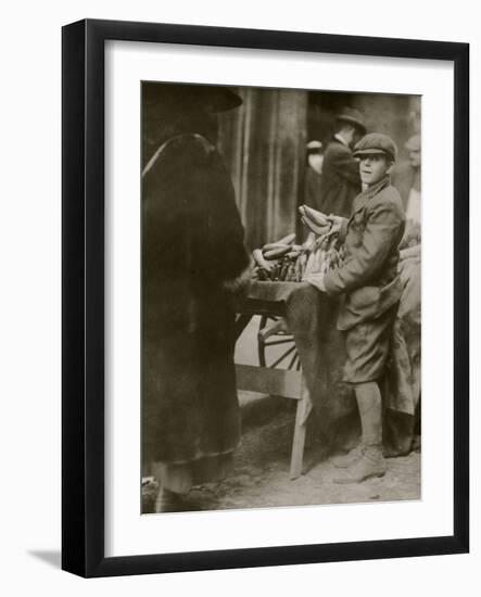 Selling Bananas-Lewis Wickes Hine-Framed Photo