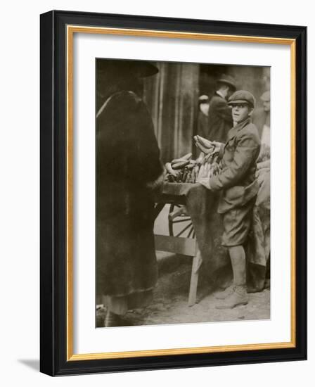 Selling Bananas-Lewis Wickes Hine-Framed Photo