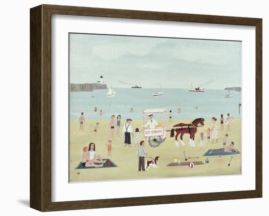 Selling Ice-Creams-Vincent Haddelsey-Framed Giclee Print