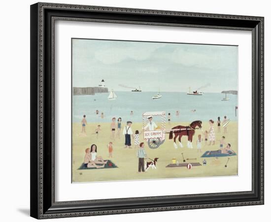 Selling Ice-Creams-Vincent Haddelsey-Framed Giclee Print