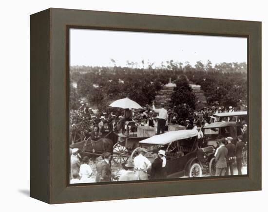 Selling Land in Coral Gables, 13th December 1920-American Photographer-Framed Premier Image Canvas