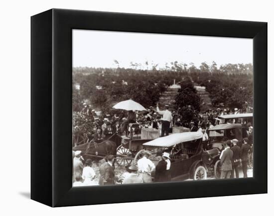 Selling Land in Coral Gables, 13th December 1920-American Photographer-Framed Premier Image Canvas