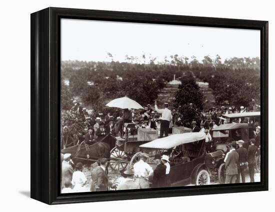 Selling Land in Coral Gables, 13th December 1920-American Photographer-Framed Premier Image Canvas