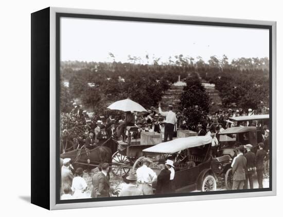Selling Land in Coral Gables, 13th December 1920-American Photographer-Framed Premier Image Canvas