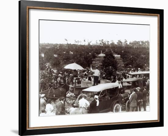 Selling Land in Coral Gables, 13th December 1920-American Photographer-Framed Photographic Print