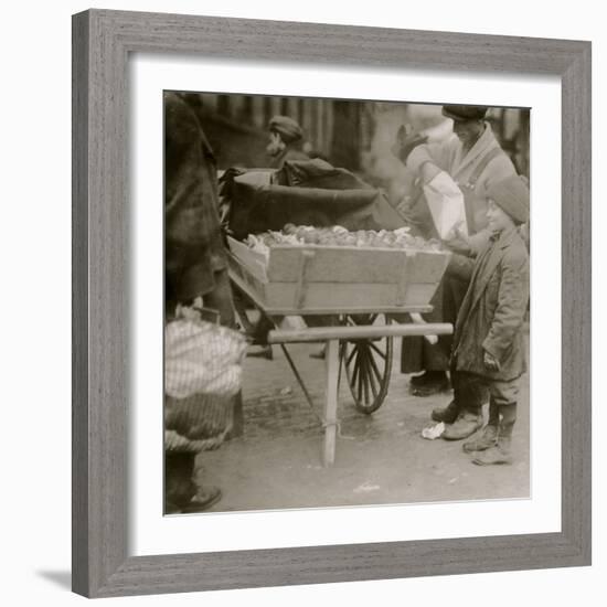 Selling Oranges-Lewis Wickes Hine-Framed Photo
