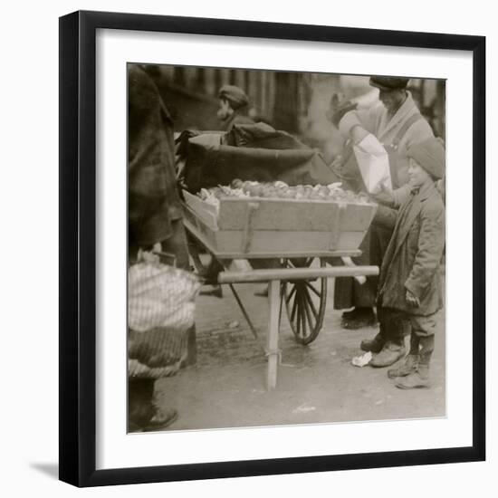 Selling Oranges-Lewis Wickes Hine-Framed Photo