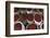 Selling Red Peppers at the Market, Pakokku, Magway Region, Myanmar-Keren Su-Framed Photographic Print