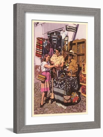 Selling Wares, Tijuana, Mexico-null-Framed Art Print