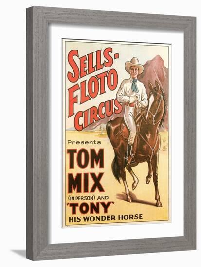 Sells-Floto Circus Poster-null-Framed Art Print