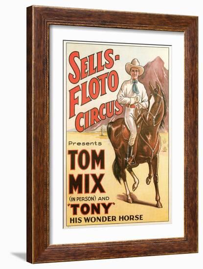 Sells-Floto Circus Poster-null-Framed Art Print