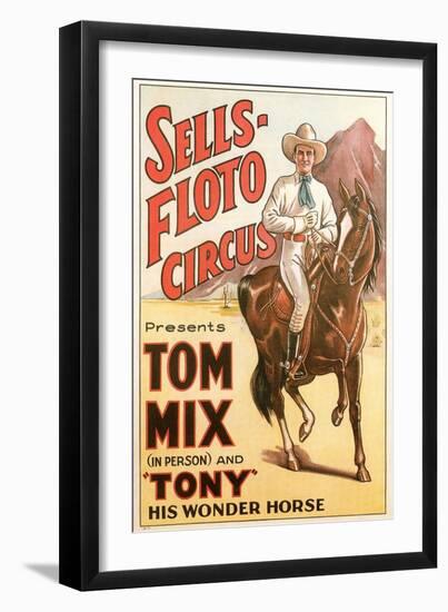Sells-Floto Circus Poster-null-Framed Art Print