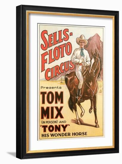 Sells-Floto Circus Poster-null-Framed Art Print