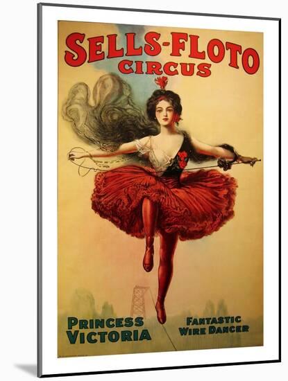 Sells-Floto Circus-null-Mounted Giclee Print