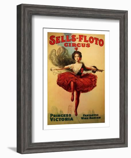 Sells-Floto Circus-null-Framed Giclee Print