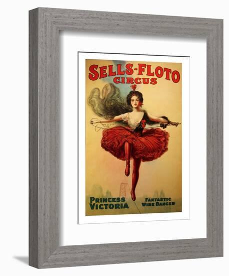 Sells-Floto Circus-null-Framed Giclee Print