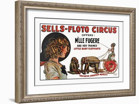 Sells-Floto Circus-null-Framed Art Print