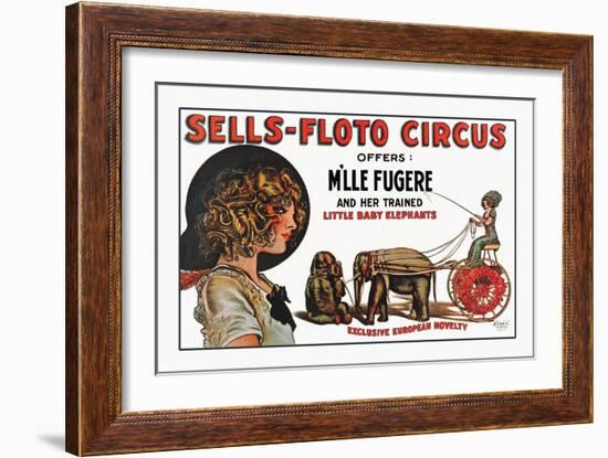 Sells-Floto Circus-null-Framed Art Print