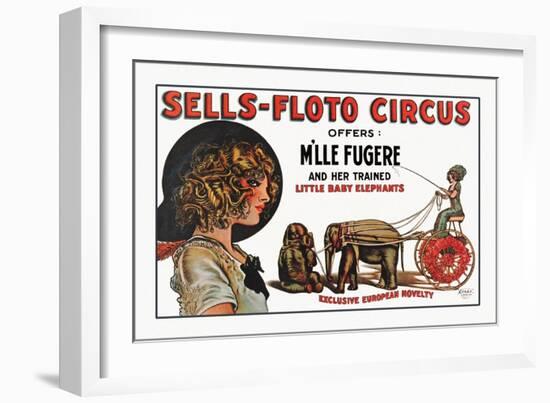 Sells-Floto Circus-null-Framed Art Print