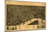 Selma, Alabama - Panoramic Map-Lantern Press-Mounted Art Print