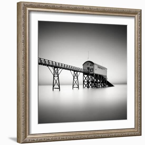 Selsey Pier-Rob Cherry-Framed Giclee Print