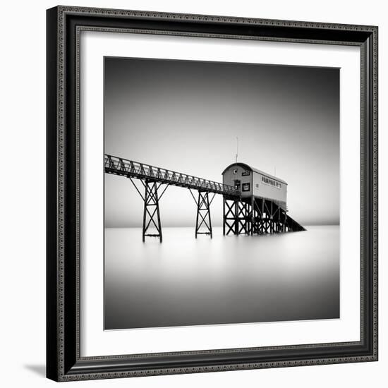 Selsey Pier-Rob Cherry-Framed Giclee Print