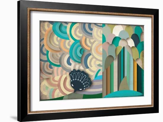 Selvática, Águila Harpía Color-Belen Mena-Framed Giclee Print