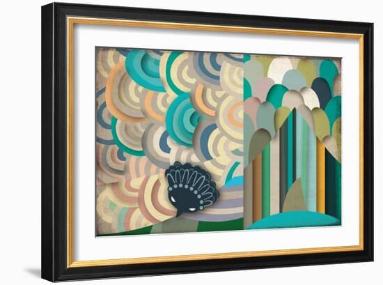 Selvática, Águila Harpía Color-Belen Mena-Framed Giclee Print