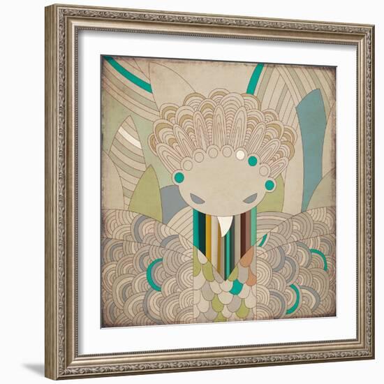 Selvática, Águila Harpía-Belen Mena-Framed Giclee Print