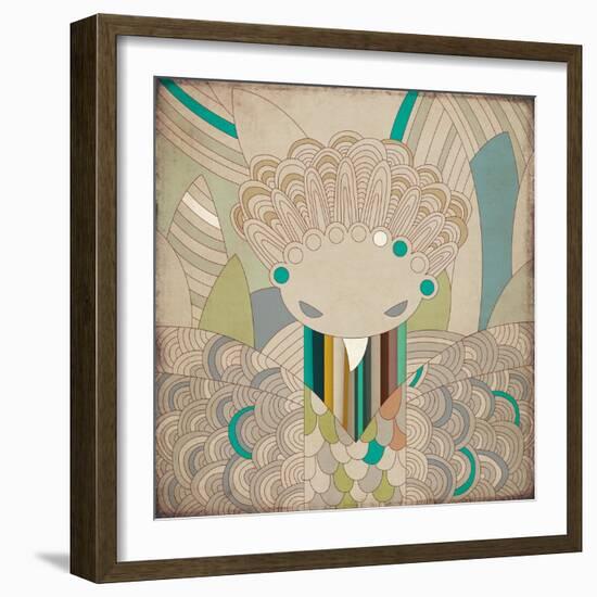 Selvática, Águila Harpía-Belen Mena-Framed Giclee Print