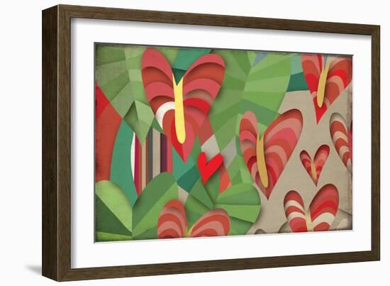 Selvática, Anturios Color-Belen Mena-Framed Giclee Print