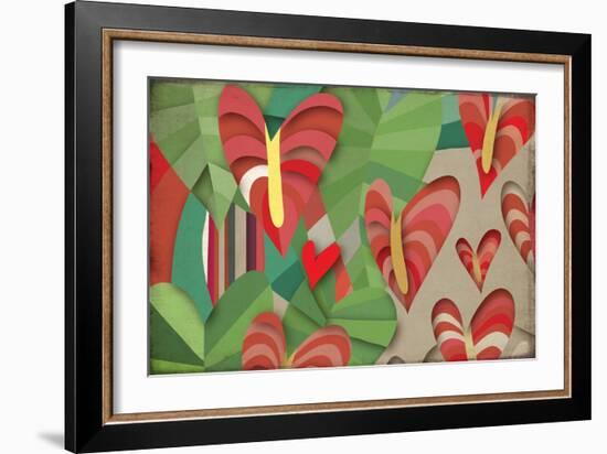 Selvática, Anturios Color-Belen Mena-Framed Giclee Print