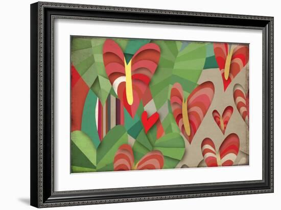 Selvática, Anturios Color-Belen Mena-Framed Giclee Print