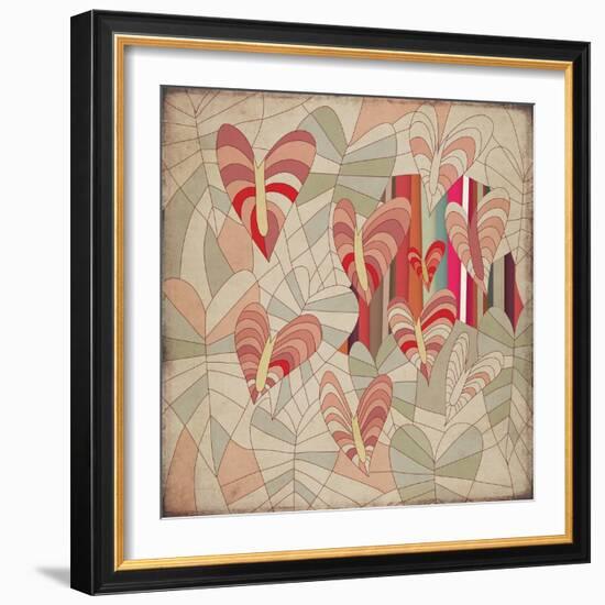 Selvática, Anturios-Belen Mena-Framed Giclee Print