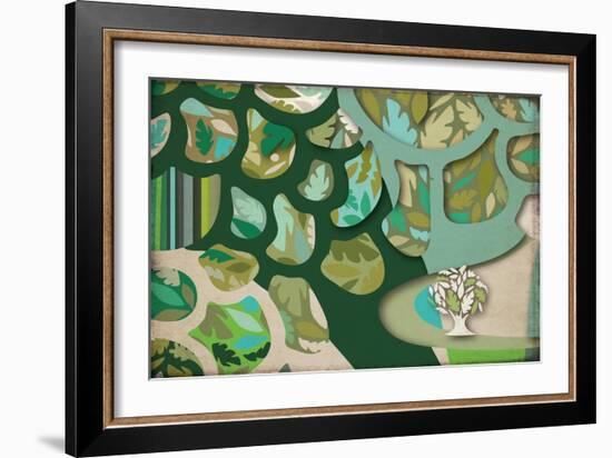 Selvática, Árbol Color-Belen Mena-Framed Giclee Print