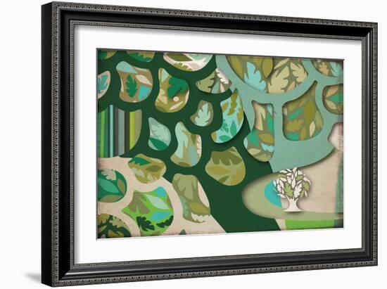 Selvática, Árbol Color-Belen Mena-Framed Giclee Print