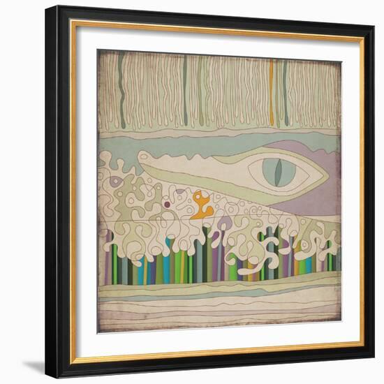 Selvática, Caiman-Belen Mena-Framed Giclee Print