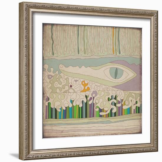 Selvática, Caiman-Belen Mena-Framed Giclee Print