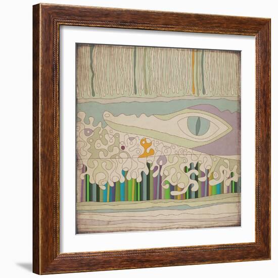 Selvática, Caiman-Belen Mena-Framed Giclee Print