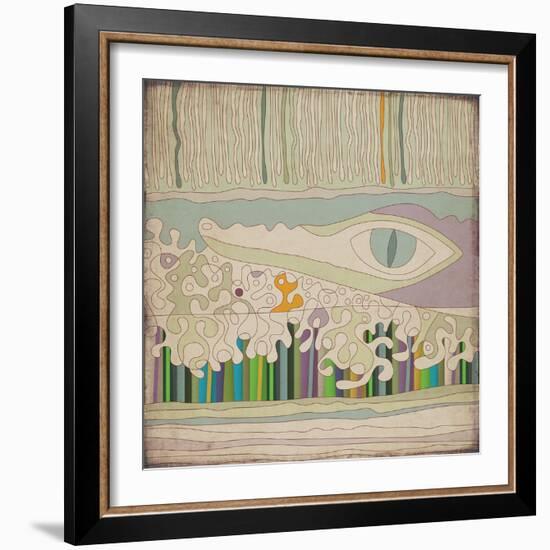 Selvática, Caiman-Belen Mena-Framed Giclee Print