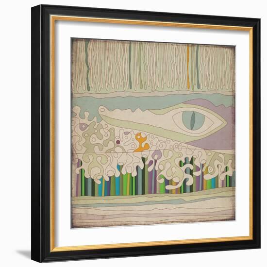 Selvática, Caiman-Belen Mena-Framed Giclee Print